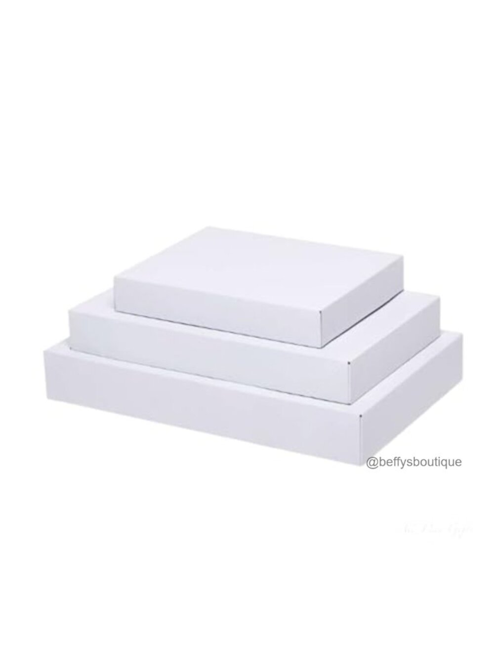 12-Pack White Gift Boxes with Lids Assorted Sizes Paper for Clothes Apparel